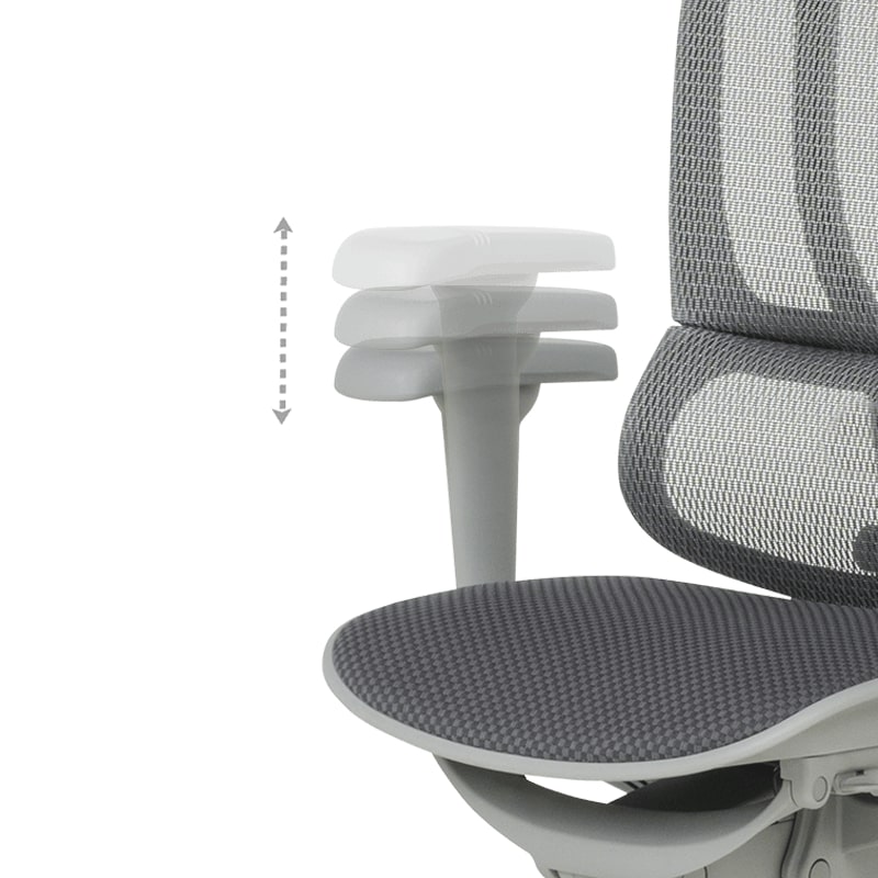 Ергономичен стол Carmen IOO Ultra сив